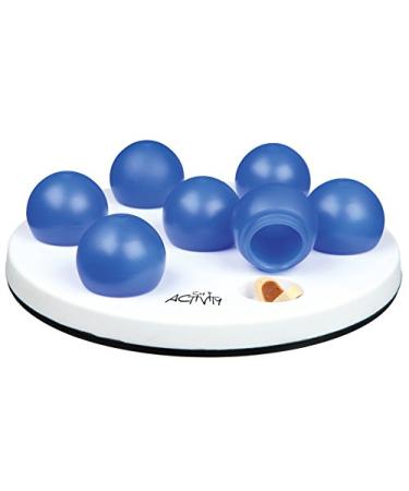 TRIXIE Pet Products Solitaire Game for Cats, White/Blue, 7.75 x 7.75 x 3 in. (4594)