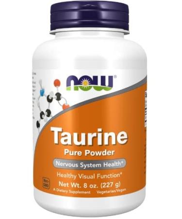 Now Foods Taurine 8oz Vegan Amino Acid Powder