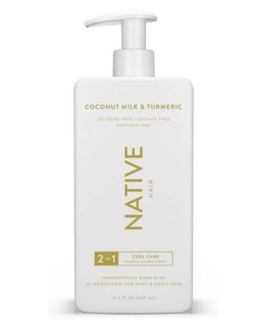 Native Coconut Milk & Turmeric Curls 2-in-1 Shampoo & Conditioner - 16.5 fl oz