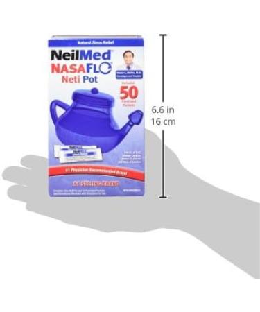 NeilMed Nasaflo Neti Pot 50 Count (Packaging may vary) - Buy Online on SooperMarket.com
