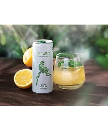 Ac o Quitte-Zitron: Organic Guaran Drink (12 x 250ml) - Low-Calorie Vegan Refreshment & Energy Alternative - Buy Online on SooperMarket.com