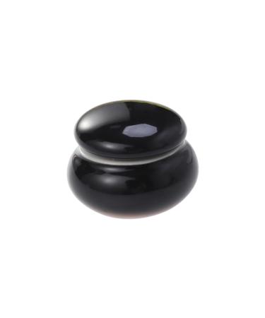 WOFASHPURET Face Cream Jar Buffet Jars Glass Ceramic Mini Jar Containers for Food Terrarium Glass Containers Cream Jars with Lids Cosmetic Jars with Lids Storage Can Vintage Sealed Jar Travel medium Black