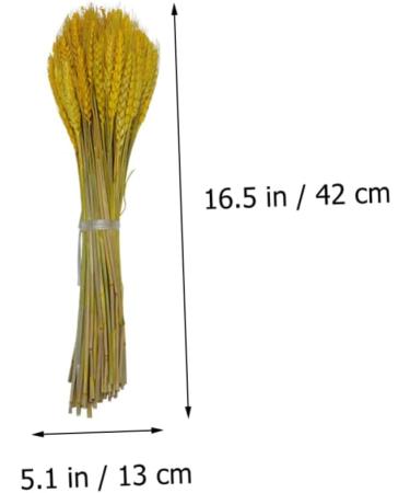 Zerodeko Natural Wheat 1 Decor Simulation Wheat Dried Wheat Rural Wheat Dried Flowers Natural Decorative Wheat - Buy Online on SooperMarket.com
