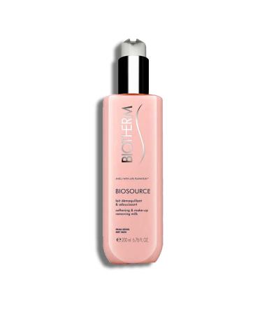 Biotherm Biosource Softening and Make-Up Removing Milk, for Dry Skin, 6.76 Ounce 6.76 Ounce for Dry Skin