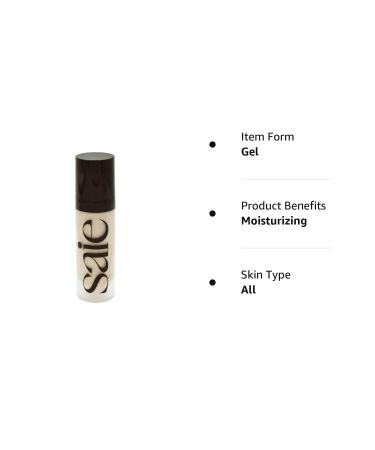Saie Glowy Super Gel Mini - Starglow (0.5 oz) | Lightweight Hydrating Gel for Radiant Skin - Buy Online on SooperMarket.com