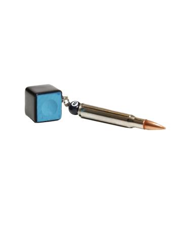 Chalk Box Bullet Pool Stick Pocket Chalker Bullet Chalker Black