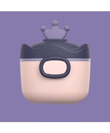 Fiacvrs Baby Milk Powder Dispenser with Spoon - Purple | Detachable & Large Capacity for Easy Feeding - Buy Online on SooperMarket.com