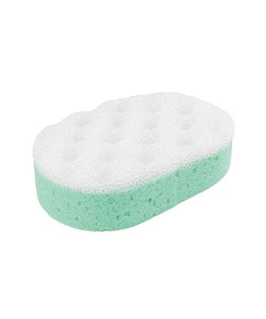 Meridiana Oblong Massage Bath Sponge - Luxurious Spa Experience | 1 Piece Pack for Relaxation & Exfoliation - Buy Online on SooperMarket.com
