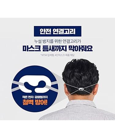 Buy Good Day KF94 Certified Bi-Folding 4-Layers Face Masks - Pack of 10 - Premium Disposable Respirators for Adults - Made in Korea - Black - Buy Online on SooperMarket.com