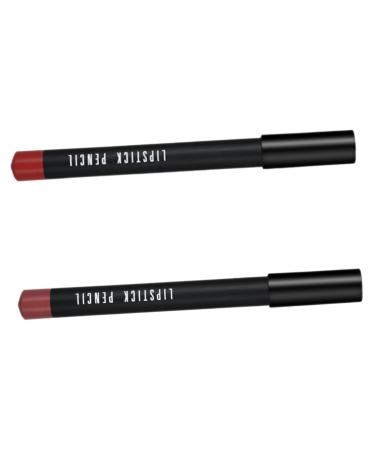 2pcs Waterproof Lip Liner Makeup Lipstick Pencil Lip Liner Pencils Matte Lip Liner Pencil Matte Lipstick Pen Women Lip Pencil Matte Lip Pencil Lip Shaping Lipstick Pencil