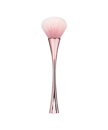 Teksome Blush Brush for Cheeks | Large Standing Blush Makeup Brush - Powder Foundation & Face Makeup Cosmetic Brushes Brush for Flawlessly Contouring & Defining Standing four-leaf clover makeup brush gold + PVC