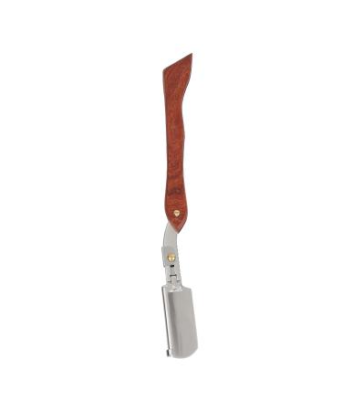 Premium Foldable Razor for Men - Streamlined Design Comfortable Handle & PU Leather Case - Ideal for Hairdressers & Home Use - Buy Online on SooperMarket.com