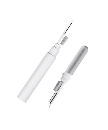 Anevna Bluetooth Earbuds Cleaning Pen, in-Ear Headphones Cleaning and Soft Dust Removal Brush Pen for Cleaning The Earwax, Dust in Bluetooth Headset Box,Camera and Mobile Phone Pen Style White