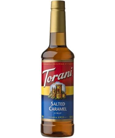 Torani Vanilla Flavour Syrup 750ml bottle 2 Pack Transparent & Salted Caramel Flavour Syrup PET (Plastic) 750ml - Buy Online on SooperMarket.com