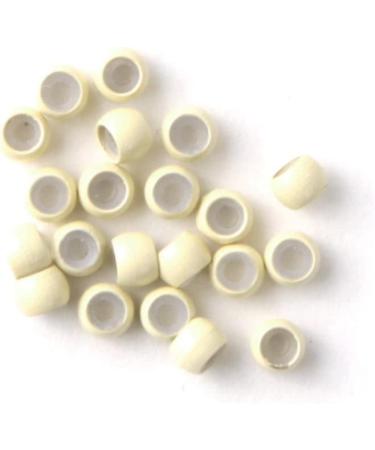 Blonde Nano Rings Beads for Hair Extensions - 400pcs Silicone Lined Nano Beads - Buy Online on SooperMarket.com