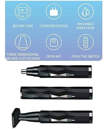 Ear and Nose Hair Trimmer - Portable USB Rechargeable Waterproof & Easy to Clean - Perfect Grooming Tool for Travel - Buy Online on SooperMarket.com