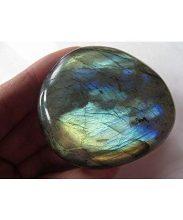 45g A Rare Natural Flash Labradorite Crystal Gem Stone Original Reiki JZIGTDEM - Buy Online on SooperMarket.com