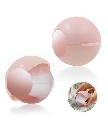 Washable sticky gel lint ball for pet hair reusable gel foot roller mini lint removal tool portable trip dust dust lint remover (pink * 2pcs)