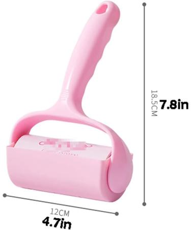 Lint Roller for Clothes - 60 Sheet Adhesive Brush Kit for Pet Hair Removal | Carpet & Car Seats | Fur Removal Tool - 1 Handle + 9 Refills - Buy Online on SooperMarket.com
