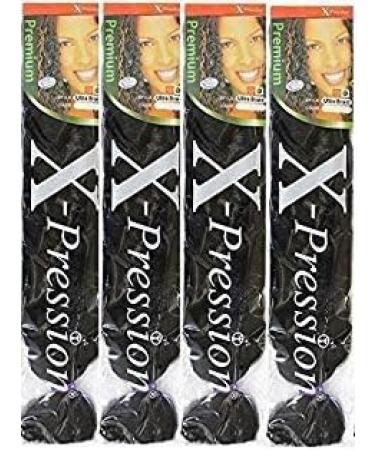 X-pression Premium Original Sensationnel (4packs) Color #2 2 pack of 4 - Buy Online on SooperMarket.com