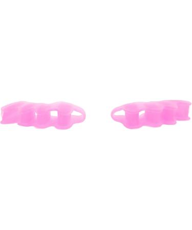 Weikeya Toe Corrector | Silicone Toe Separator 8 Pack | Easy to Wear & Wear-Resistant | Unisex Pink Ideal for Comfort & Alignment - Buy Online on SooperMarket.com