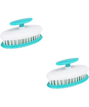 Magiclulu Scalp Massager Hairbrush - 2-Pack Shampoo Brush for Hair Washing & Scalp Care - Green - Buy Online on SooperMarket.com