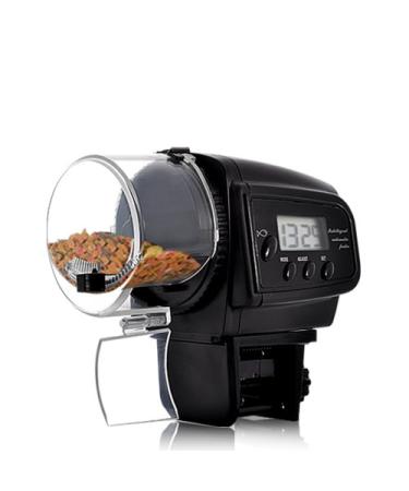 BW Aquarium Automatic Fish Feeder Auto Fish Food Feeder with LCD Display for Aquarium (Anti-Jam Design) 2009D