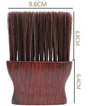 Desikixudy Barber Neck Duster Brush for Hair Cutting Soft Neck Cleaning Brush Professional Salon Barber Tool Red-Brown 2 - Buy Online on SooperMarket.com
