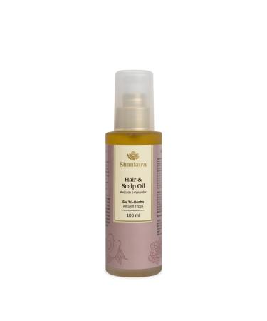 Shankara Hair and Scalp Oil for Women and Men with Avocado Alma Lavender and Vitamin-E Perfect Organic Hair oil for Hair Growth Conditioning Damaged Hair and Treating Scalp (100ml)