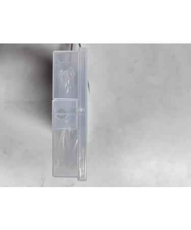 Kalolary 120Pcs Clear Dual Nail System - MOOLD ACYLL Stiletto Nail Extension Tips for Nail Art | 12 Sizes with Scale for Perfect Manicure - Buy Online on SooperMarket.com
