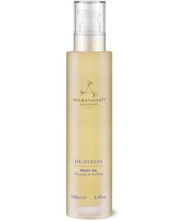 Aromatherapy Associates De-Stress Body Oil 100ml with Arnica, Rosemary & Ginger - Muscle Recovery Post-Workout - Buy Online on SooperMarket.com