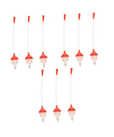 Healeved 9 Pcs Nasal Aspirator Nose Aspirator for Babies Baby Nose Suction Cup Plates for Babies Electric Nasal Aspirator Electric Nose Sucker Suction Nose Cleaner Nasal Aspirators Tool 26X3.5X3.5CMx3pcs