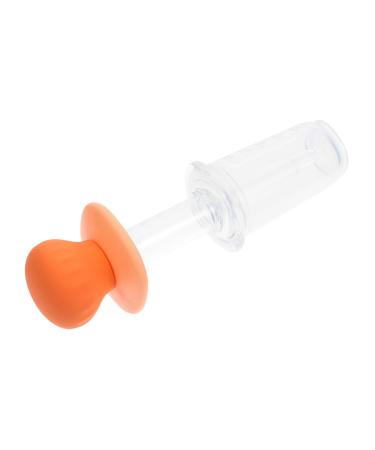 Ibasenice 4 Baby Medicine Feeder Feder Medicine Baby Fluid Spender Caclifier Pacific Display Medicine Donation Medicine Schnuller HAKAA newborn with silicone juice 14x4.6x4pcs orangeex4stk