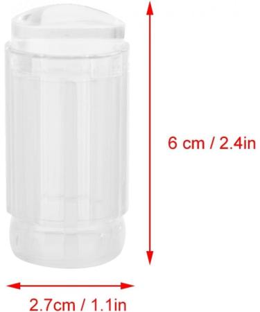 Buy Kuuleeyn Nail Sealing Tool - Transparent Silicone Nail Art Stamper & Scraper | Professional & DIY Use - Buy Online on SooperMarket.com