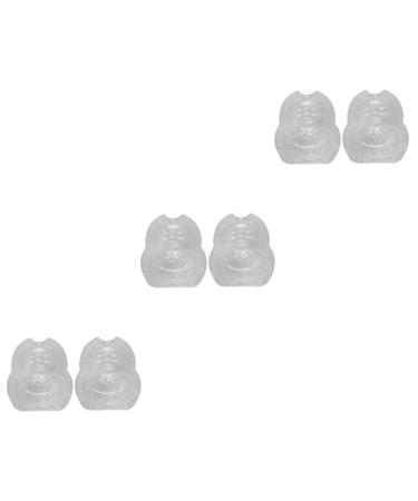 STOBOK 6 Pcs Vegetable Shaping Mold Tool Cucumbers Pear Growth Watermelon Mold Growing Fruit Mold Cute 9x8cm Transparent