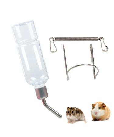 FZLANQ 1 PCS Rabbit Water Bottle Portable Guinea pig water bottle Water Bottle Feeder Hamster water bottle Hanging Water Drinking Feeder Dispenser for Guinea Pig Rabbit Chinchilla Bird Cat