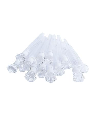 Pink Diamond Disposable Mascara Brushes - 60 Pcs | Makeup Brush Mascara Wand in Sanitary Tube | Lash Supplies - Buy Online on SooperMarket.com