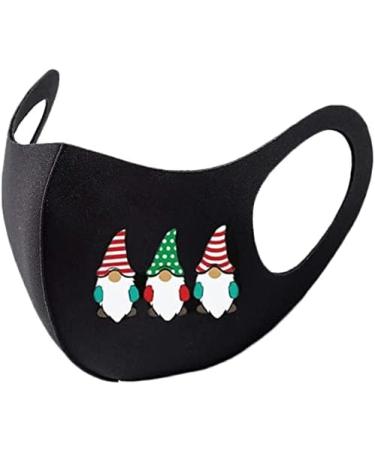 5/8PCS Unisex Adult Protective_Cover_Mask_Face For Christmas Colorful Washable Reusalbe Ice Silk - Buy Online on SooperMarket.com