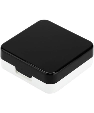 Buy Cute Reflective Contact Lens Container Set - Hygienic & Durable for Home or Travel (Black) - Buy Online on SooperMarket.com