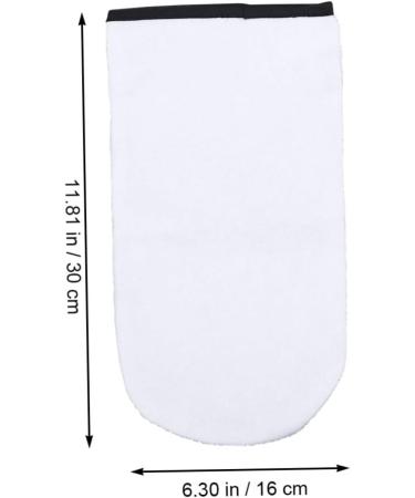 FOMIYES 3 Pairs Wax Spa Gloves Paraffin Wax Bath Cotton Gloves Bath Mitt Paraffin Wax Hand Cover Heated Booties for Moisturizing Gloves Wax Gloves Bath Mat Manicure Work White - Buy Online on SooperMarket.com