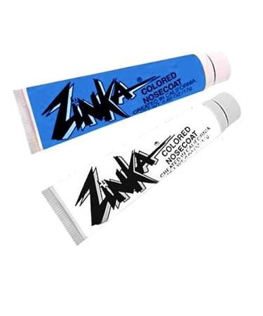 Zinka Colored Sunblock Zinc Waterproof Nosecoat 2 Pack Bundle - Blue & White | International Shipping Available - Buy Online on SooperMarket.com