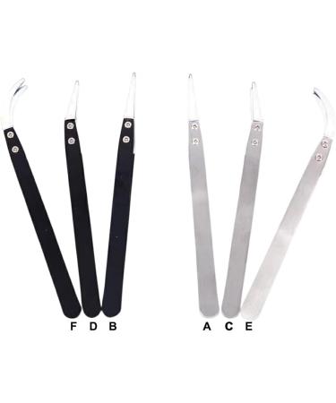 Dajidafu Tweezers Antistatic Angle Head Wear-Resistant Ceramics Interchangeable Tools Anti Slip Handle Lightweight Balance Forceps Small Bend End White White Small Bend End - Buy Online on SooperMarket.com