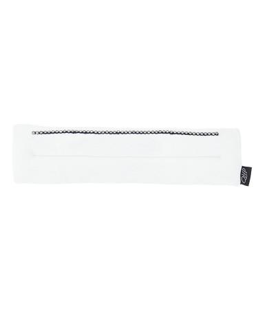 ARBO-INOX noseband pad with rhinestones soft nose pad made of terry cloth (Full WARMBLOOD White) FULL WARMBLOOD WHITE