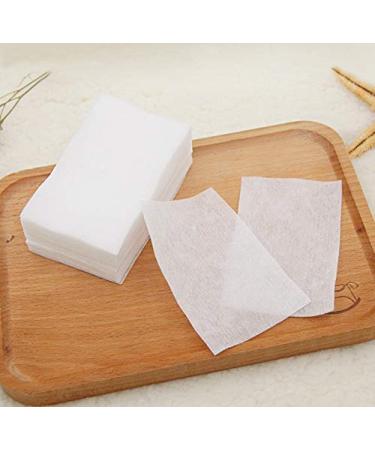 500pcs White Simply Soft Square Makeup Pads - Absorbent Disposable Non-Woven Cosmetic Wipes for Facial & Nail Polish Removal - Buy Online on SooperMarket.com