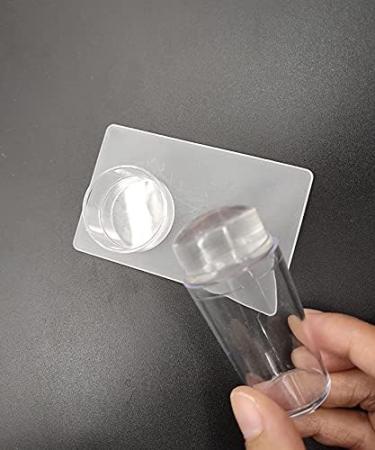 Clear Silicone Jelly Stamper Set for Nail Art Stamping - Manicure Tools - Buy Online on SooperMarket.com
