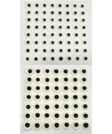 200 Qty Candy Eyeballs Eyes Cake Cupcake Toppers Cookie Decorations, Two Size Eyeballs Mixed