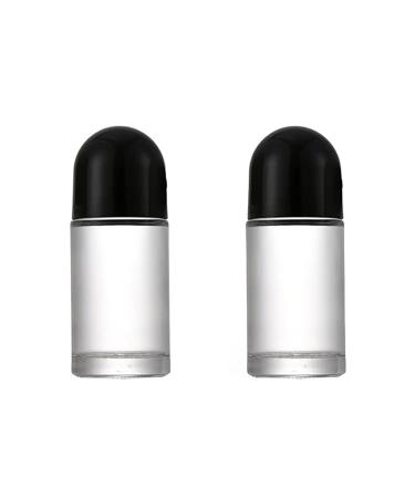 FSSTUD 2 pieces 50 ml roll on glass bottles roller rollon bottles refillable cosmetic containers for perfume essential oils