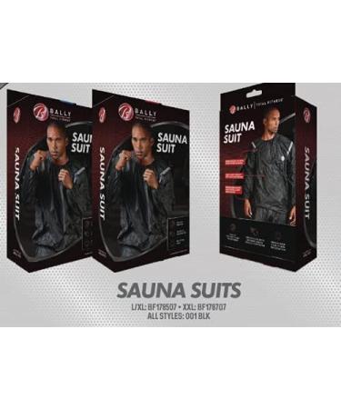 Bally Total Fitness Men's Sauna Suit in Black - Size Large-X-Large - Buy Online on SooperMarket.com