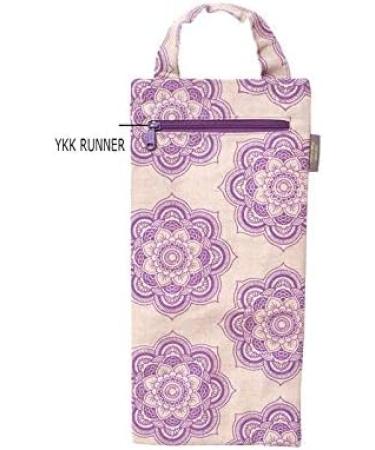 Yoga Sand Bag Jute/Cotton Unfilled - Ideal for Yoga Weights and Resistance Training - Natural Purple - Buy Online on SooperMarket.com