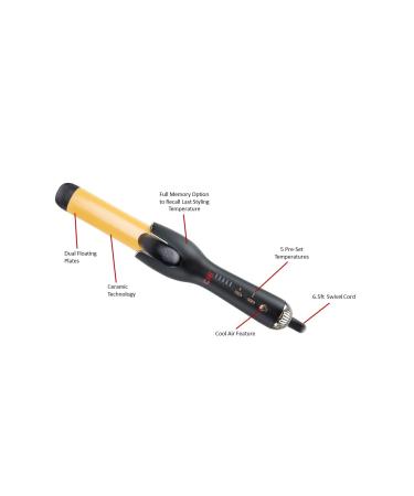 CHI Air Setter 2-in-1 Flat Iron & Curler - Sleek & Curly Styles for All Hair Types | International Shipping Available - Buy Online on SooperMarket.com